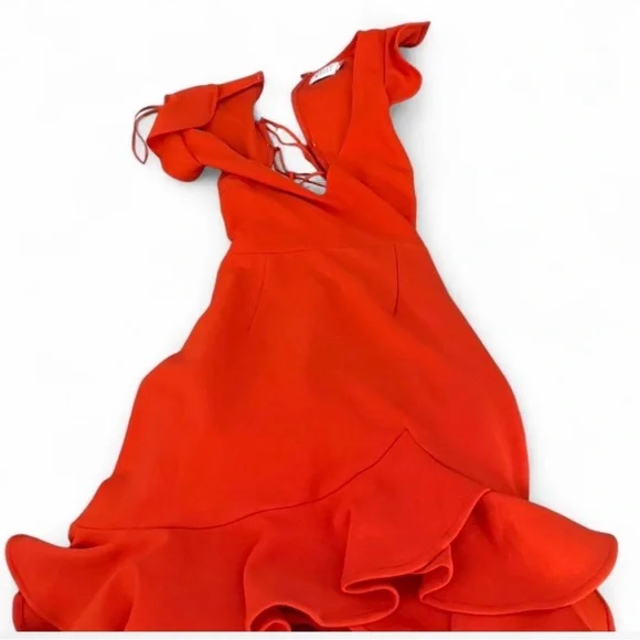 Hello Molly Vibrant Red Mini Dress - Picture 3 of 7